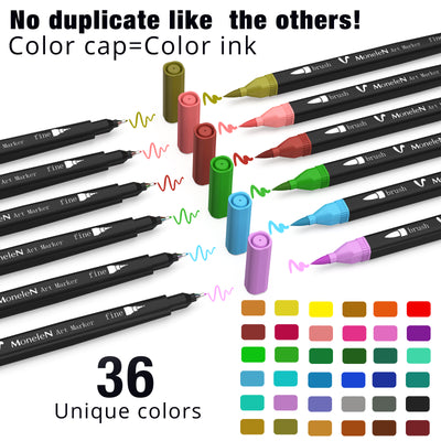 Coloring Markers Set of 36 for Adults Kids